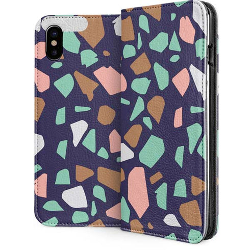 Midnight Terrazzo iPhone 8 Folio Case