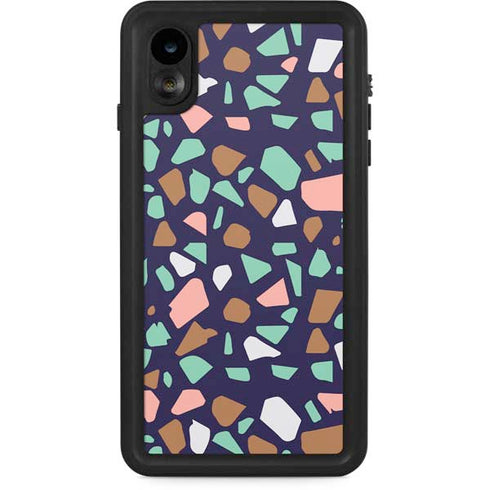 Midnight Terrazzo iPhone Cases