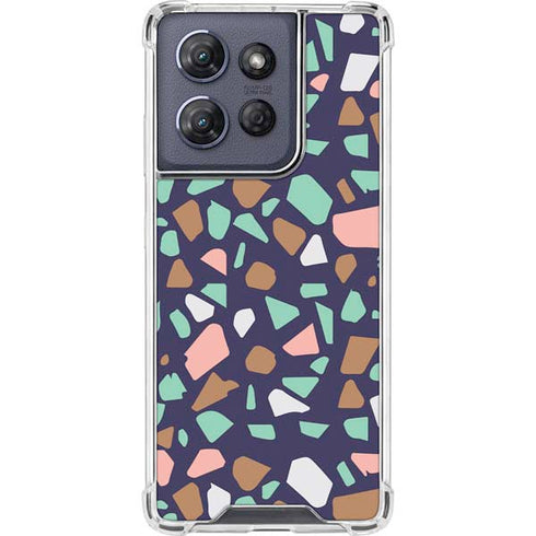Midnight Terrazzo Moto G 5G (2025) Clear Case