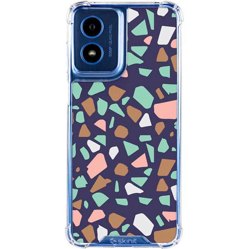 Midnight Terrazzo Moto G 5G (2024) Clear Case
