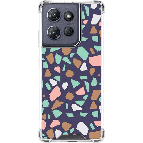 Midnight Terrazzo Moto G Power 5G (2025) Clear Case