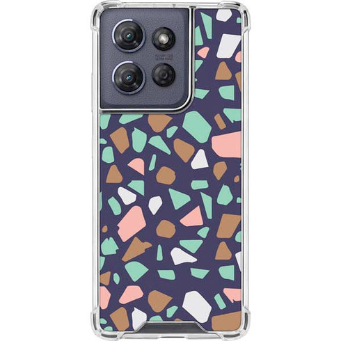 Midnight Terrazzo Moto G Stylus 5G (2025) Clear Case