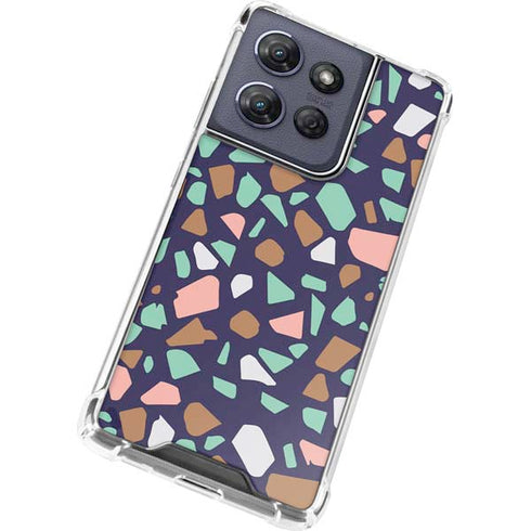 Midnight Terrazzo Moto G Stylus 5G (2025) Clear Case
