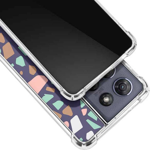 Midnight Terrazzo Moto G Stylus 5G (2025) Clear Case