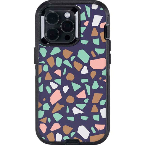 Midnight Terrazzo Otterbox Defender iPhone Skin