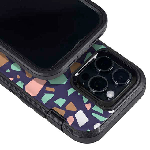Midnight Terrazzo Otterbox Defender iPhone Skin