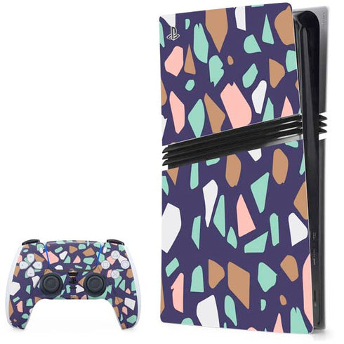 Midnight Terrazzo PS5 Pro Bundle Skin