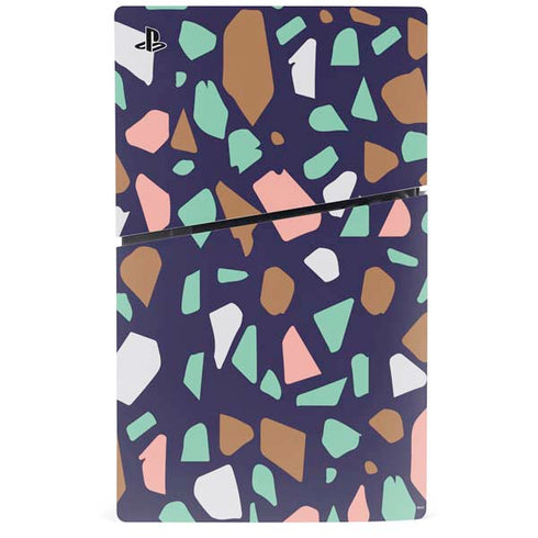 Midnight Terrazzo PS5 Slim Digital Edition Console Skin