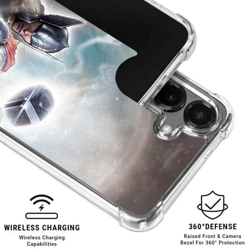 Marvel Thor Mighty Thor Galaxy S26 Clear Case