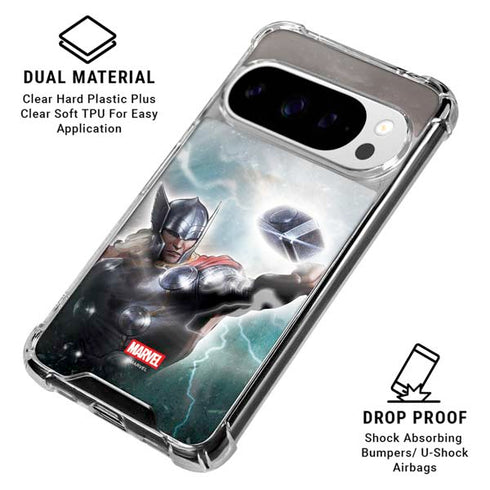 Marvel Thor Mighty Thor Google Pixel 10 Pro XL Clear Case