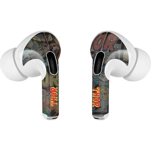 Marvel Classic Comics The Mighty Thor Vintage AirPods Skins