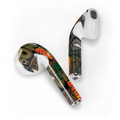 Marvel Classic Comics The Mighty Thor Vintage Apple AirPods Skin