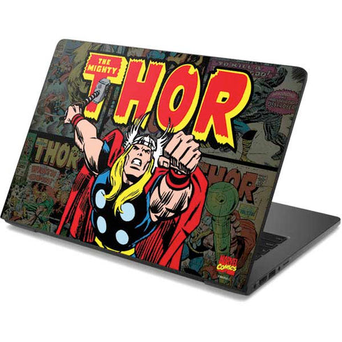 Marvel Classic Comics The Mighty Thor Vintage Dell Chromebook Skin