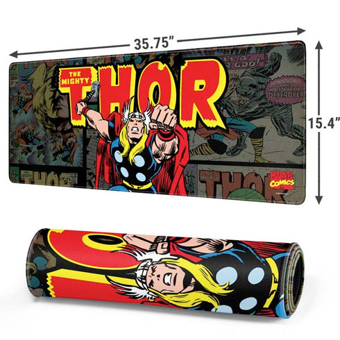 Marvel Classic Comics The Mighty Thor Vintage Gaming Mouse Pad