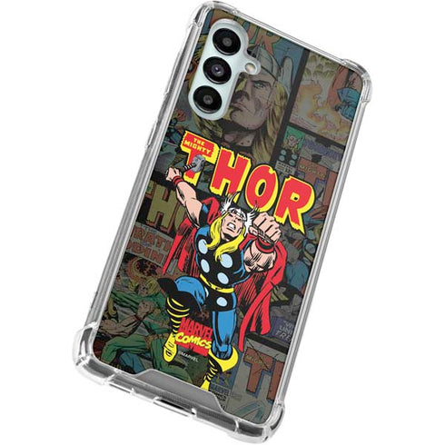 Marvel Classic Comics The Mighty Thor Vintage Galaxy A16 5G Clear Case