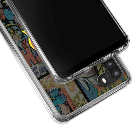 Marvel Classic Comics The Mighty Thor Vintage Galaxy A21 Clear Case