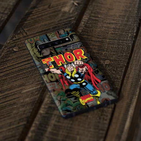 Marvel Classic Comics The Mighty Thor Vintage Galaxy S10 Plus Skin