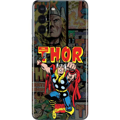Marvel Classic Comics The Mighty Thor Vintage Galaxy S21 5G Skin