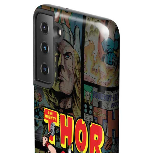Marvel Classic Comics The Mighty Thor Vintage Galaxy S21 Plus 5G Pro Case