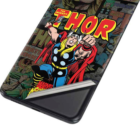 Marvel Classic Comics The Mighty Thor Vintage Galaxy S21 Ultra 5G Skin