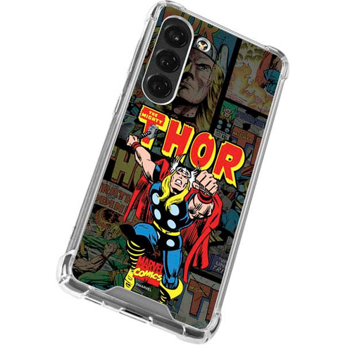 Marvel Classic Comics The Mighty Thor Vintage Galaxy S23 Clear Case