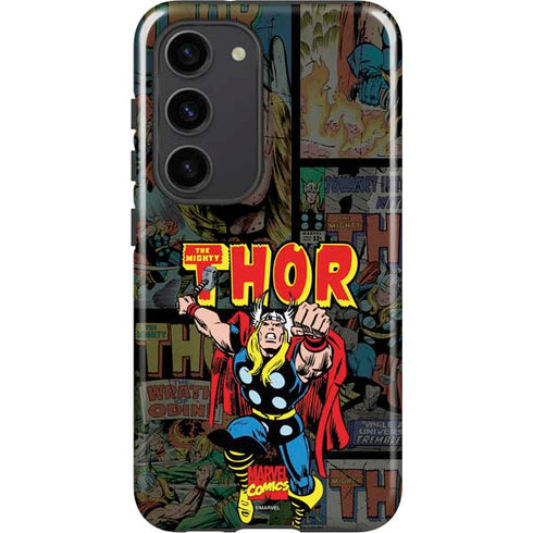 Marvel Classic Comics The Mighty Thor Vintage Galaxy S23 Pro Case