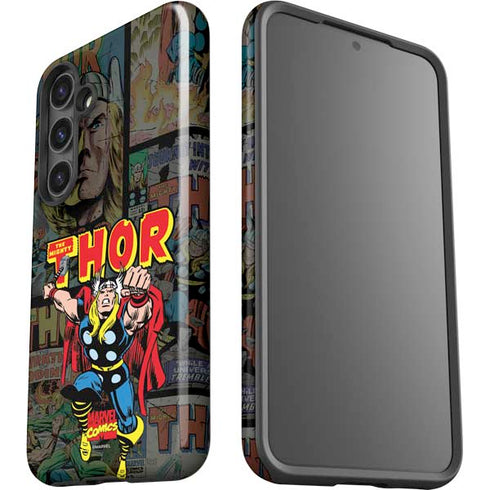 Marvel Classic Comics The Mighty Thor Vintage Galaxy S24 Impact Case