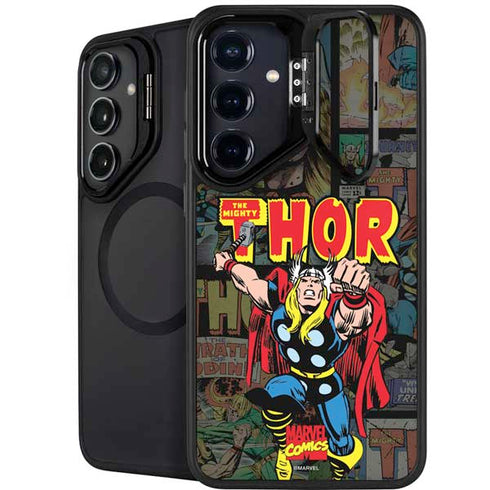 Marvel Classic Comics The Mighty Thor Vintage Galaxy S25 Kickstand Case