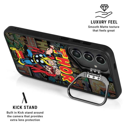 Marvel Classic Comics The Mighty Thor Vintage Galaxy S25 Kickstand Case