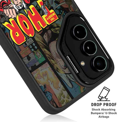 Marvel Classic Comics The Mighty Thor Vintage Galaxy S25 Kickstand Case