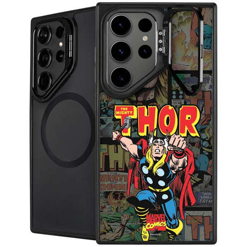 Marvel Classic Comics The Mighty Thor Vintage Galaxy S25 Ultra Kickstand Case
