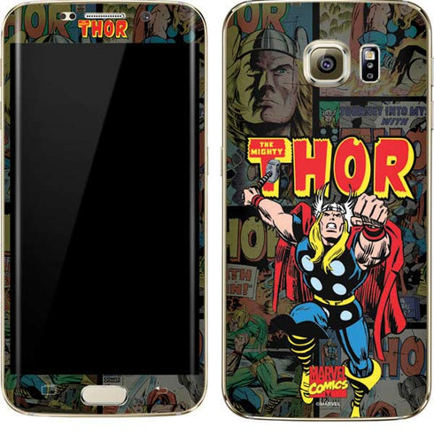 Marvel Classic Comics The Mighty Thor Vintage Galaxy S7 Edge Skin
