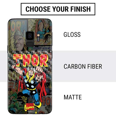 Marvel Classic Comics The Mighty Thor Vintage Galaxy S9 Skin