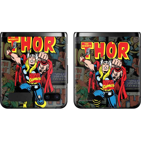 Marvel Classic Comics The Mighty Thor Vintage Galaxy Z Flip Skin