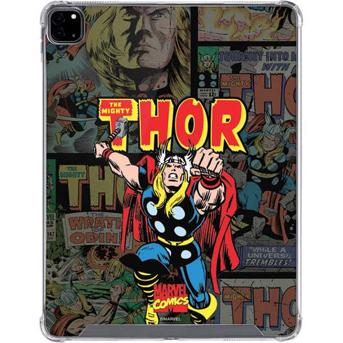 Marvel Classic Comics The Mighty Thor Vintage iPad Pro 12.9in (2020) Clear Case