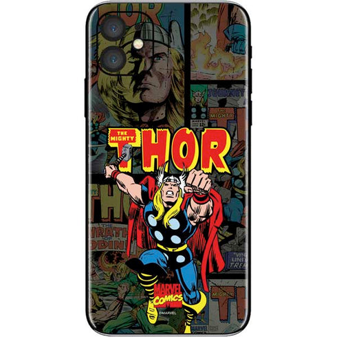 Marvel Classic Comics The Mighty Thor Vintage iPhone 11 Skin