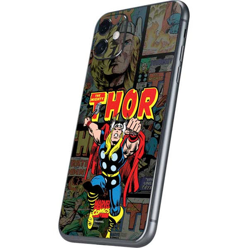 Marvel Classic Comics The Mighty Thor Vintage iPhone 11 Skin