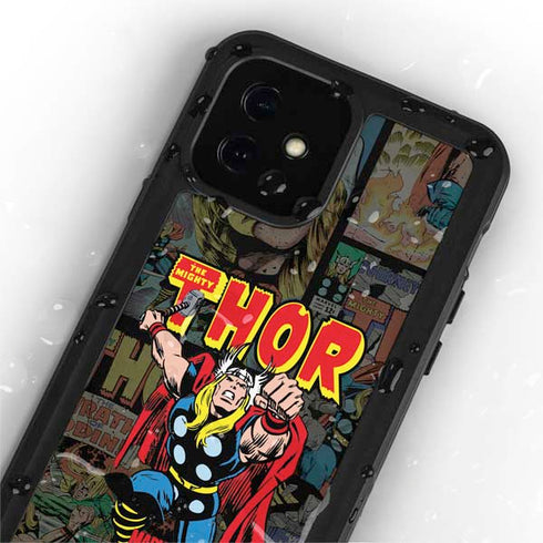 Marvel Classic Comics The Mighty Thor Vintage iPhone 12 Mini Waterproof Case