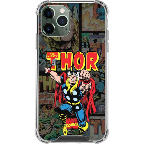 Marvel Classic Comics The Mighty Thor Vintage iPhone 12 Pro Max Clear Case