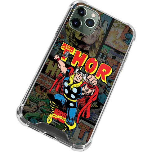 Marvel Classic Comics The Mighty Thor Vintage iPhone 12 Pro Max Clear Case