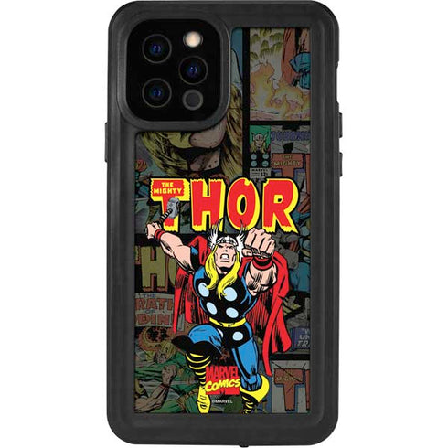 Marvel Classic Comics The Mighty Thor Vintage iPhone 12 Pro Waterproof Case