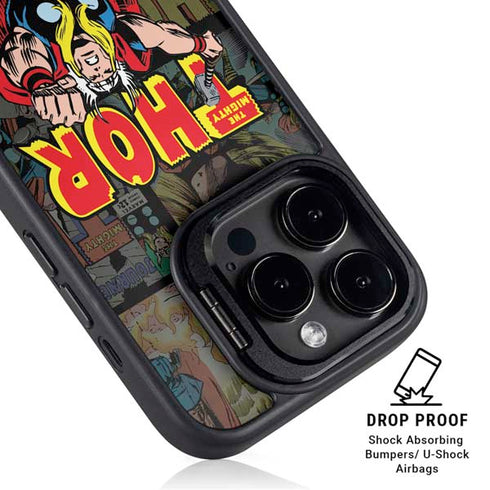 Marvel Classic Comics The Mighty Thor Vintage iPhone 13 Pro Kickstand Case