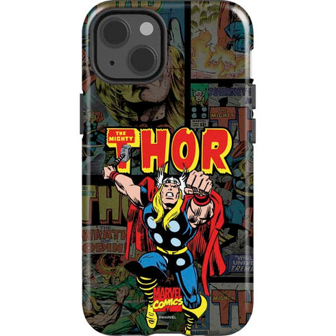 Marvel Classic Comics The Mighty Thor Vintage iPhone 14 Impact Case