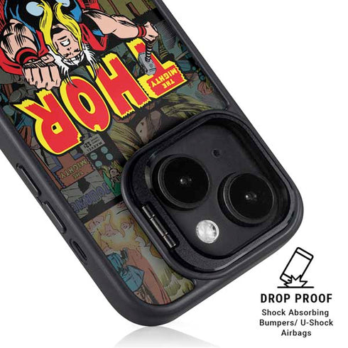 Marvel Classic Comics The Mighty Thor Vintage iPhone 14 Kickstand Case