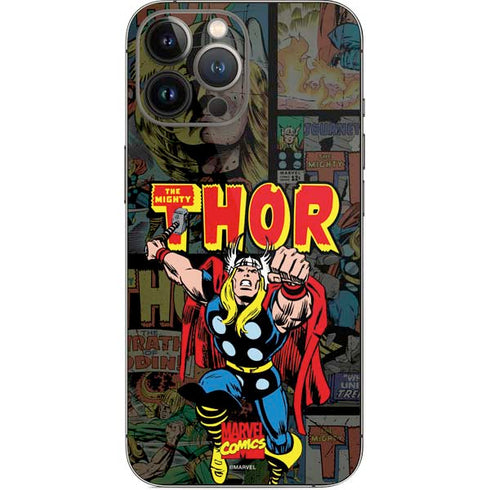 Marvel Classic Comics The Mighty Thor Vintage iPhone 14 Pro Max Skin