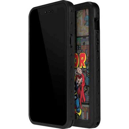 Marvel Classic Comics The Mighty Thor Vintage iPhone 15 Plus Waterproof Case