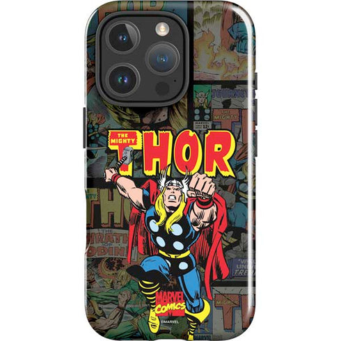 Marvel Classic Comics The Mighty Thor Vintage iPhone 16 Pro Impact Case