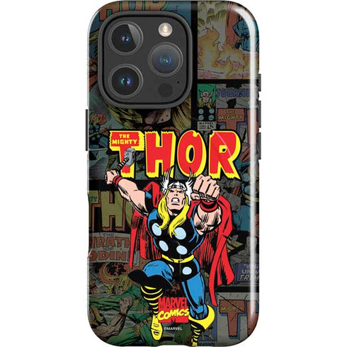 Marvel Classic Comics The Mighty Thor Vintage iPhone 16 Pro Max Magsafe Impact Case