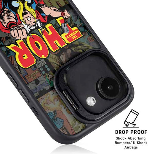 Marvel Classic Comics The Mighty Thor Vintage iPhone 16e Kickstand Case