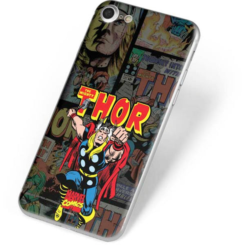 Marvel Classic Comics The Mighty Thor Vintage iPhone 8 Skin